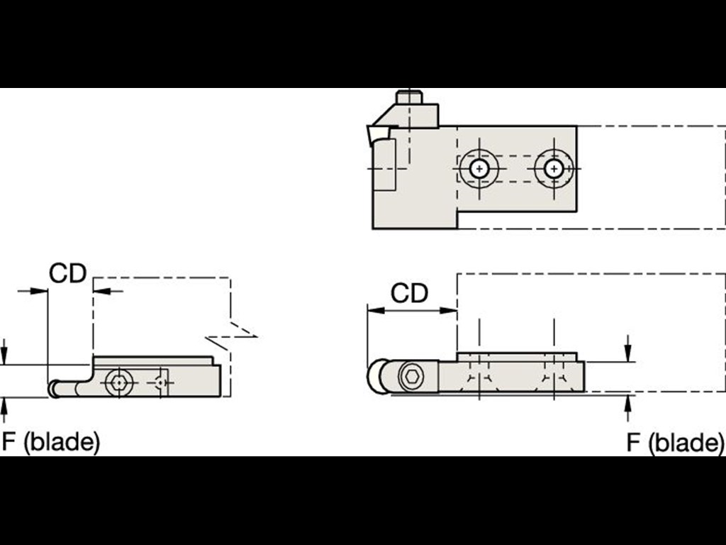 Kennametal drejeholder