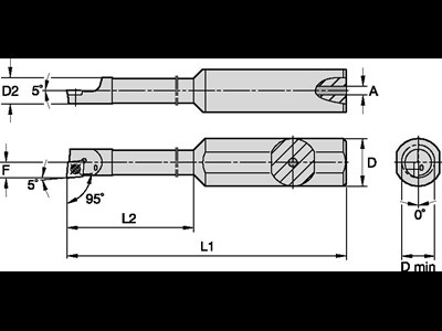 Kennametal drejeholder