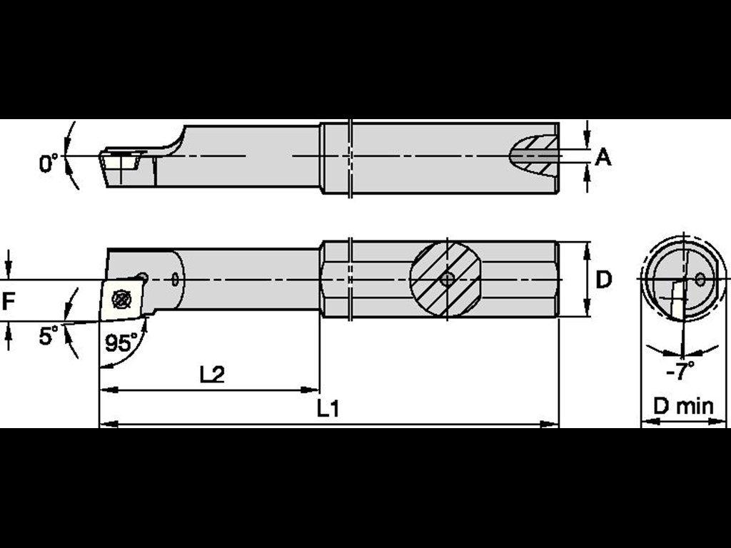 Kennametal drejeholder