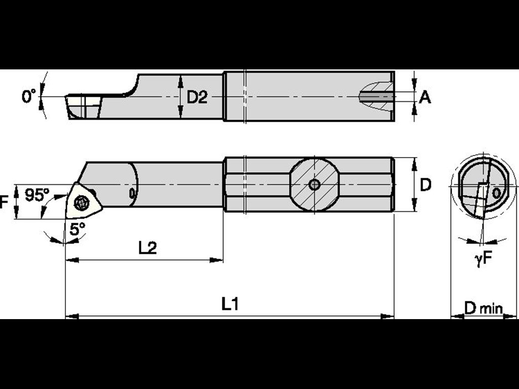 Kennametal drejeholder