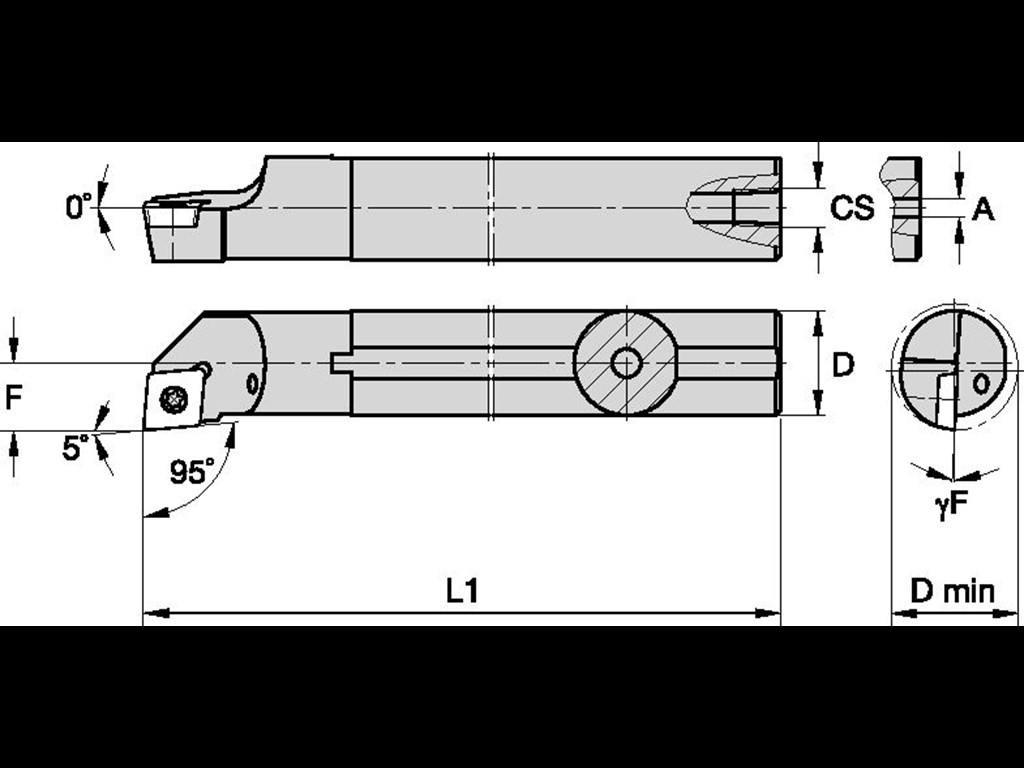 Kennametal drejeholder
