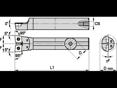 Kennametal drejeholder