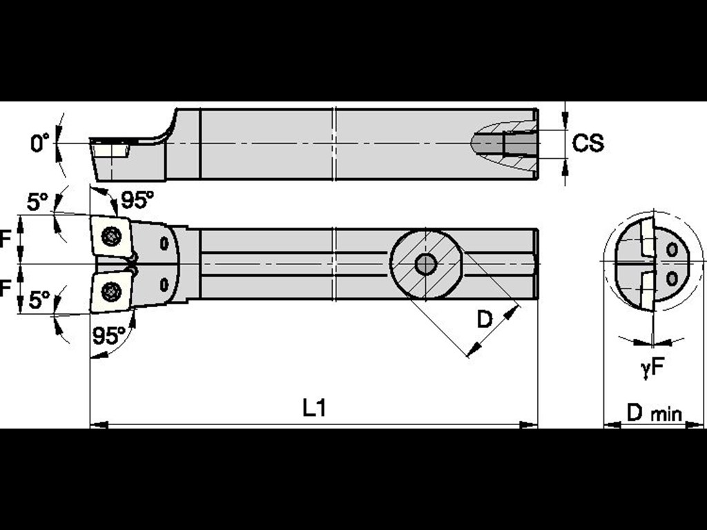 Kennametal drejeholder