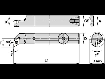 Kennametal drejeholder