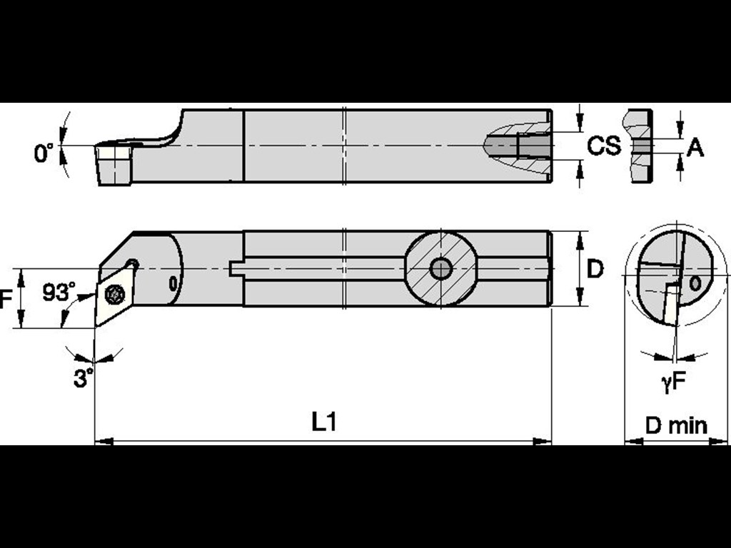 Kennametal drejeholder