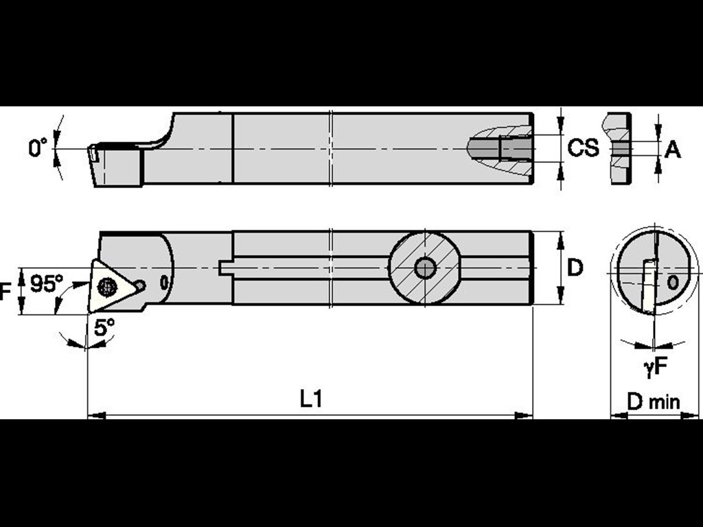 Kennametal drejeholder