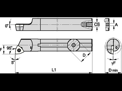 Kennametal drejeholder