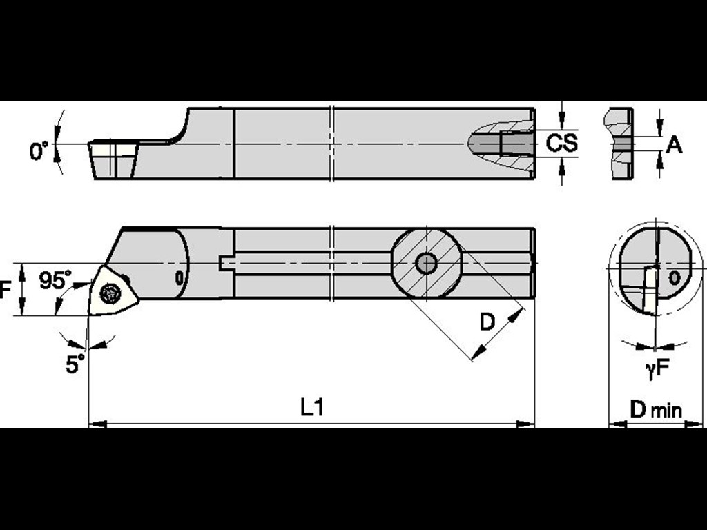 Kennametal drejeholder