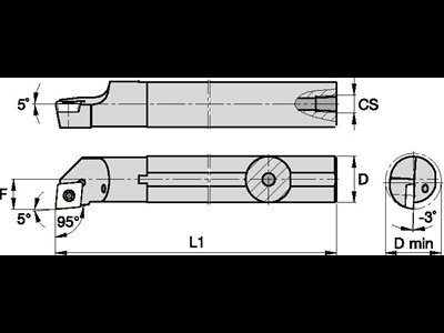 Kennametal drejeholder