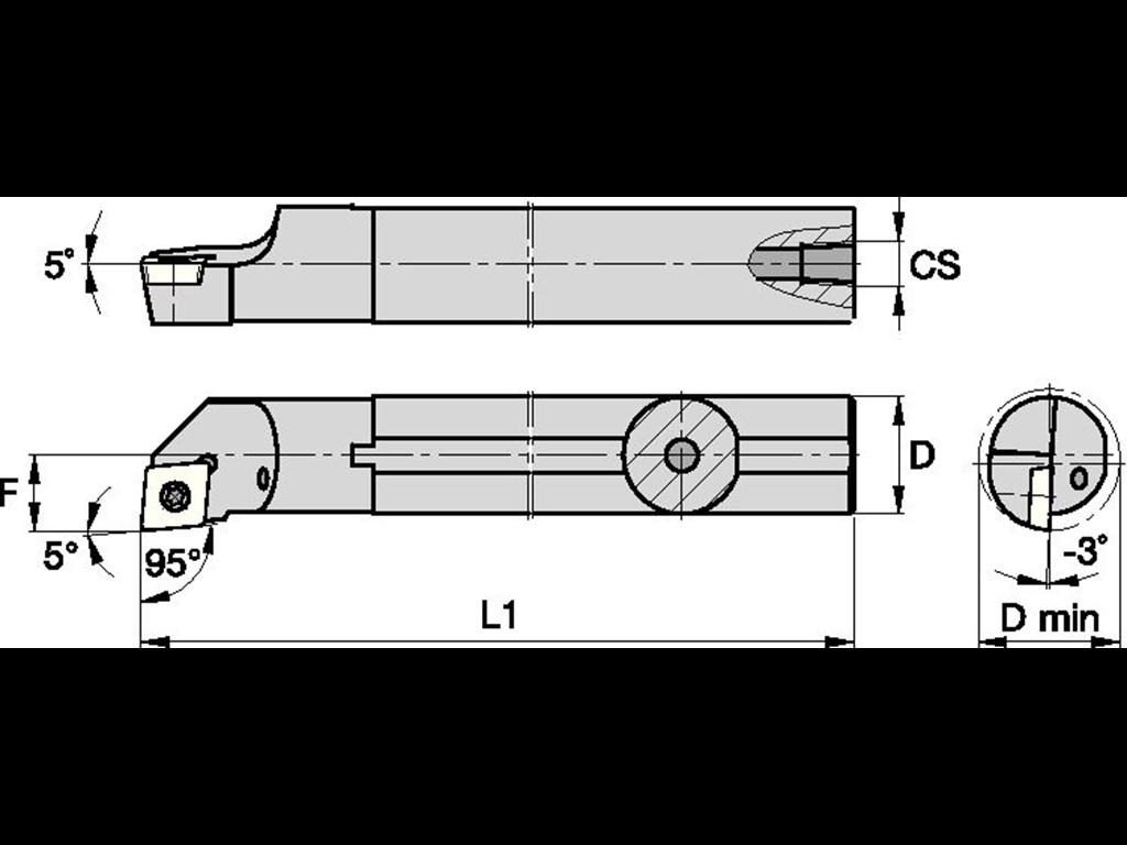 Kennametal drejeholder