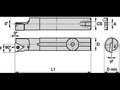 Kennametal drejeholder