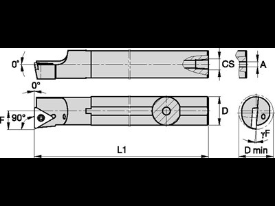Kennametal drejeholder
