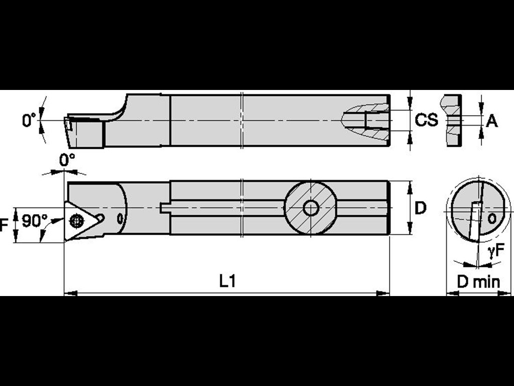 Kennametal drejeholder