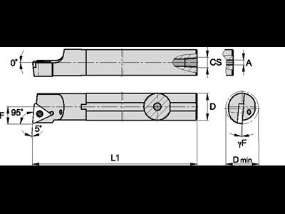 Kennametal drejeholder