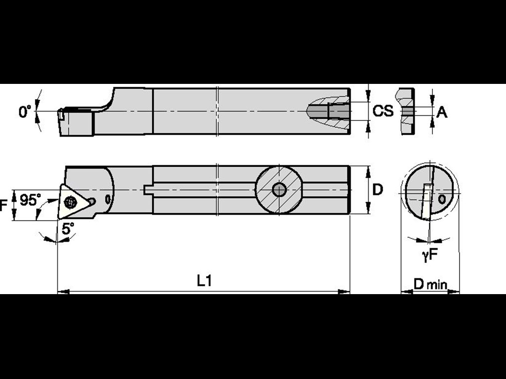 Kennametal drejeholder
