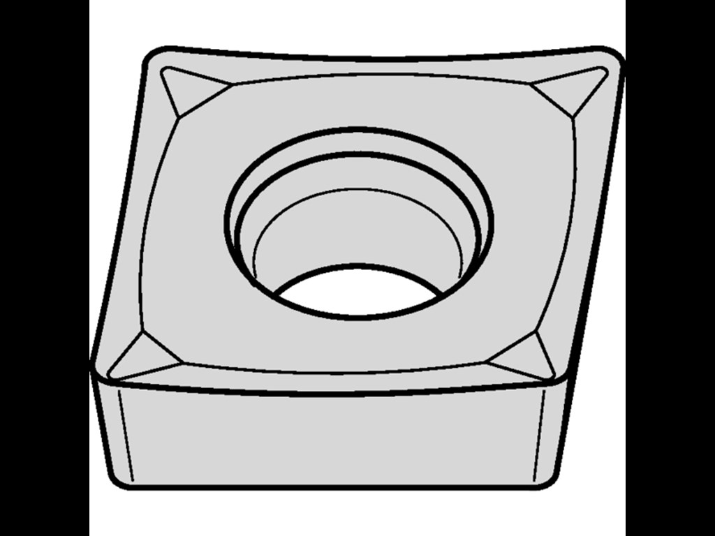 Kennametal drejeskær ISO, TIDLIGERE: CCGT120408HP-K68