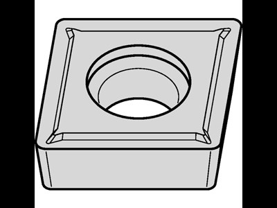 Kennametal drejeskær ISO, Tidligere: CCMT120404LF-KCP25