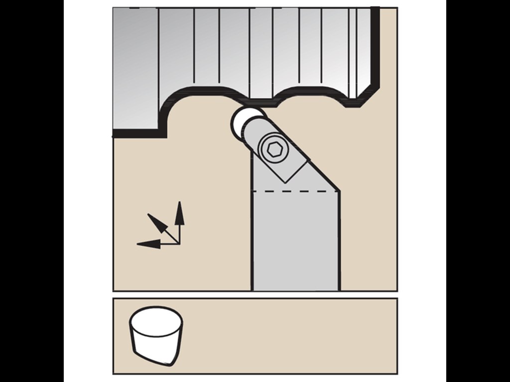 Kennametal drejeholder