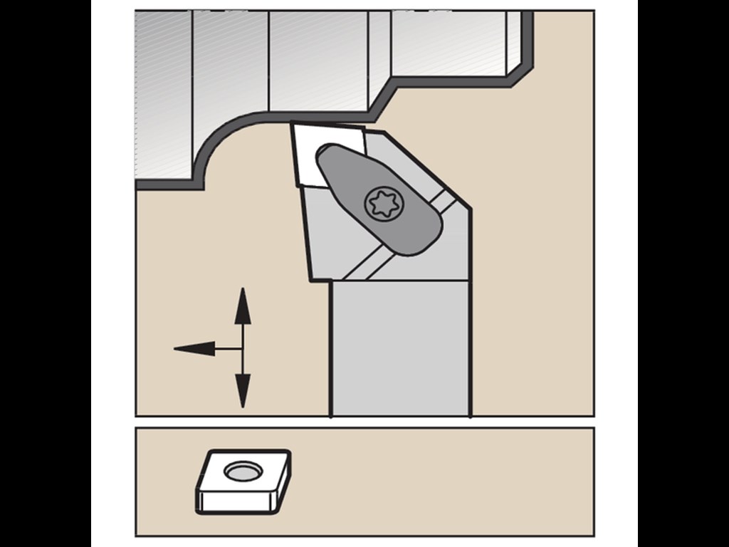 Kennametal drejeholder