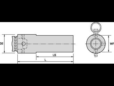 Kennametal holdende værktøj