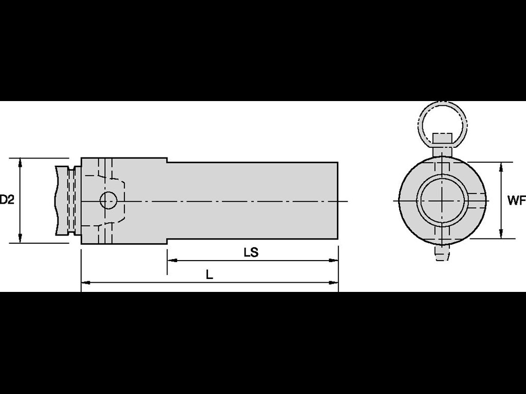 Kennametal holdende værktøj