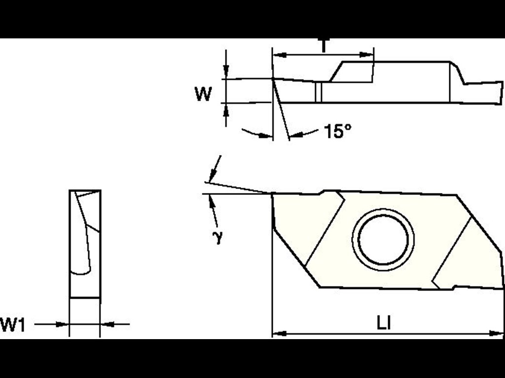 Kennametal drejeskær specifik
