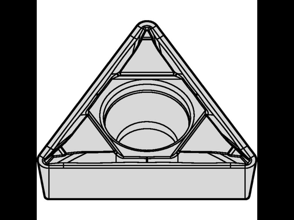 Kennametal drejeskær ISO, TIDLIGERE: TCMT090208FP-KCU10