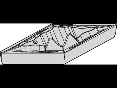 Kennametal drejeskær profil