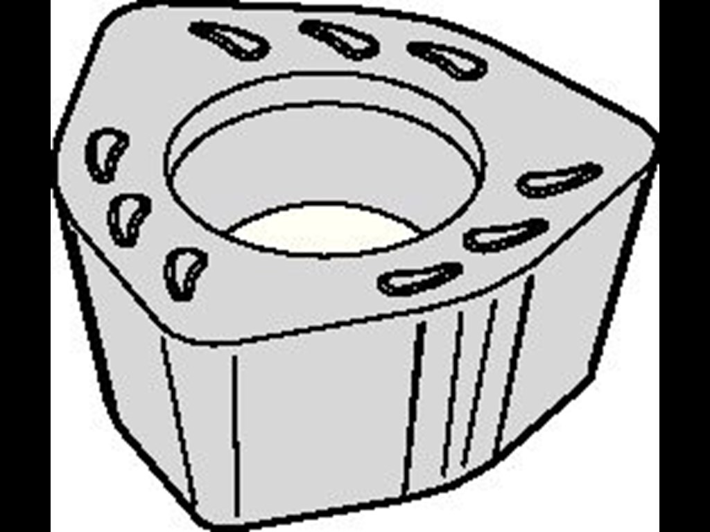 Kennametal fræseskær gevind